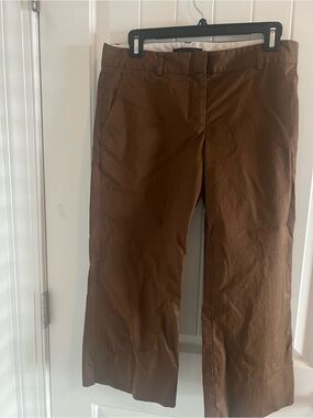 BCBGeneration Chocolate Brown Wide-Leg Chinos